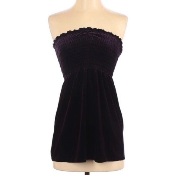 A. Byer Tops - A. Byer Women's Size Small Sleeveless Top Dark Purple Summer Spring Vintage 90s
